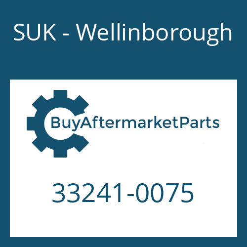 33241-0075 SUK - Wellinborough DRIVESHAFT