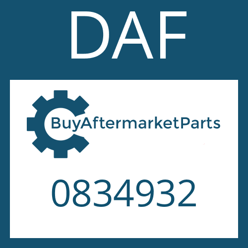 0834932 DAF HOUSING