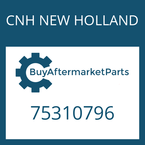 75310796 CNH NEW HOLLAND GAITER-RUBBER