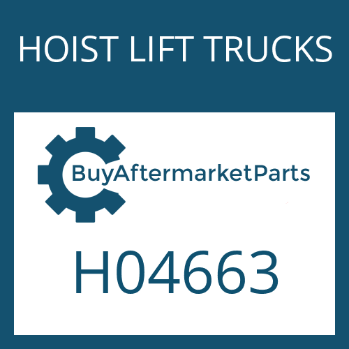 H04663 HOIST LIFT TRUCKS ELECTRICAL INDICATOR