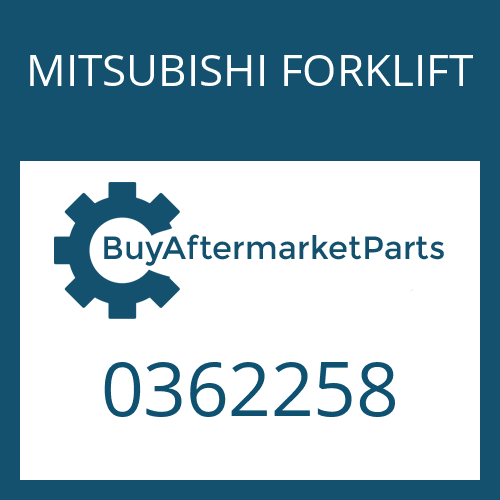 0362258 MITSUBISHI FORKLIFT DIFF CASE INNER PART