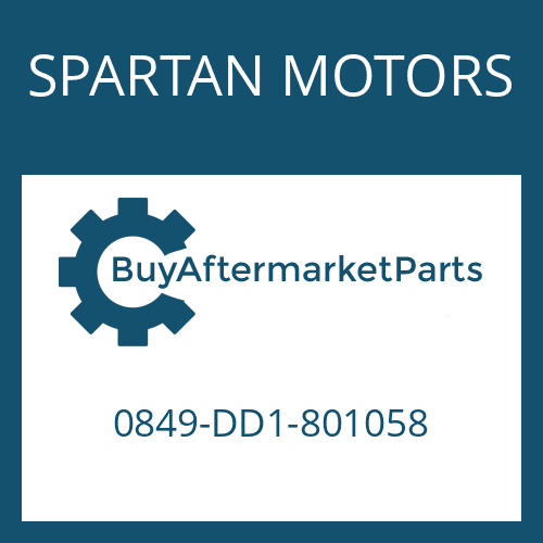 0849-DD1-801058 SPARTAN MOTORS SEAL