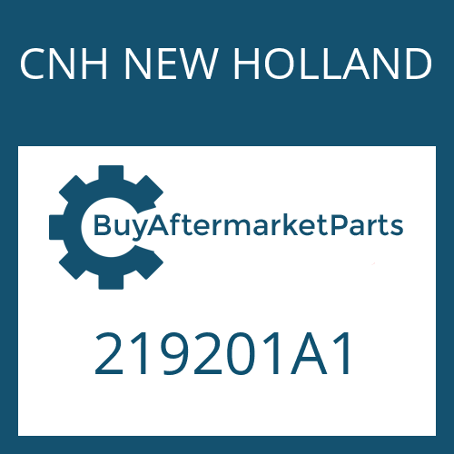 219201A1 CNH NEW HOLLAND VALVE POPPET