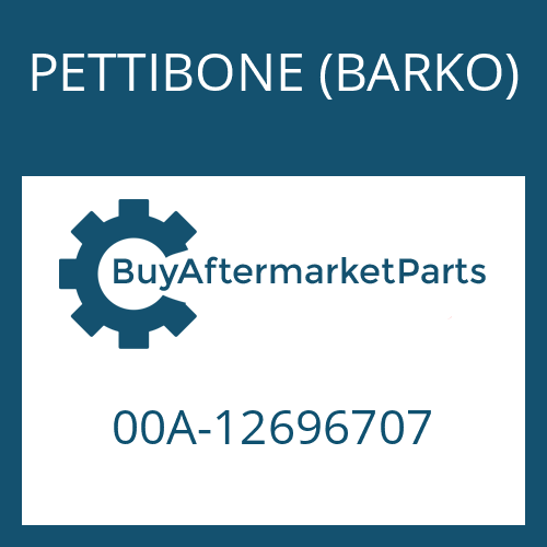 00A-12696707 PETTIBONE (BARKO) O- RING