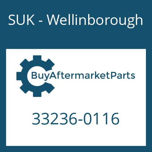 33236-0116 SUK - Wellinborough DRIVESHAFT