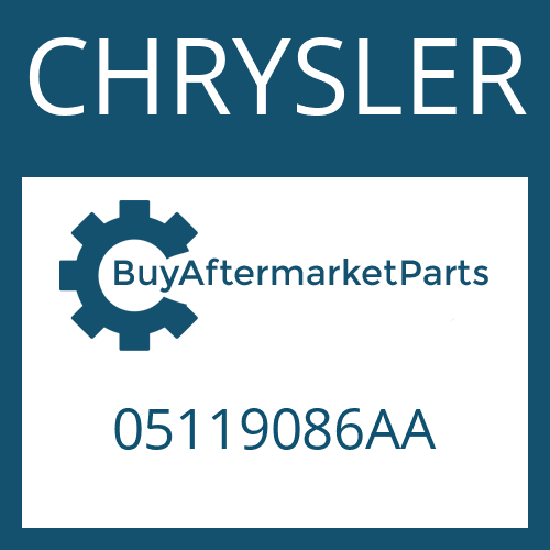 05119086AA CHRYSLER DRIVESHAFT