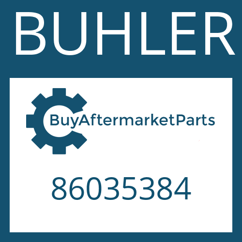 86035384 BUHLER DRIVESHAFT