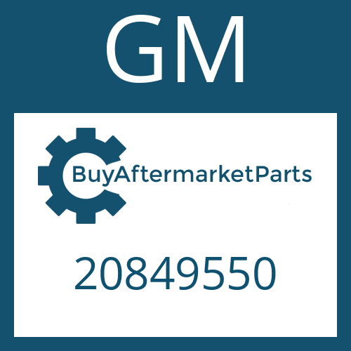 20849550 GM DRIVESHAFT