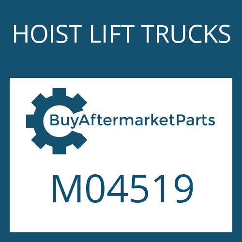 M04519 HOIST LIFT TRUCKS SNAP RING