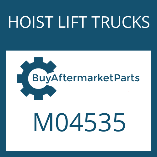 M04535 HOIST LIFT TRUCKS BEARING