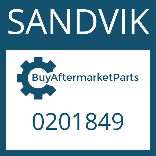 0201849 SANDVIK G CONTROL VALVE