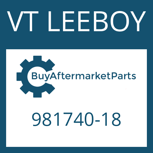 981740-18 VT LEEBOY FRICTION WASHER