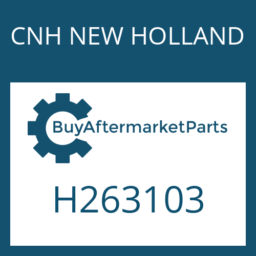 H263103 CNH NEW HOLLAND BOLT - HEX (4 PER)