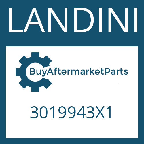 3019943X1 LANDINI BACK - UP RING