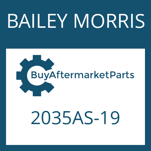 2035AS-19 BAILEY MORRIS DRIVESHAFT