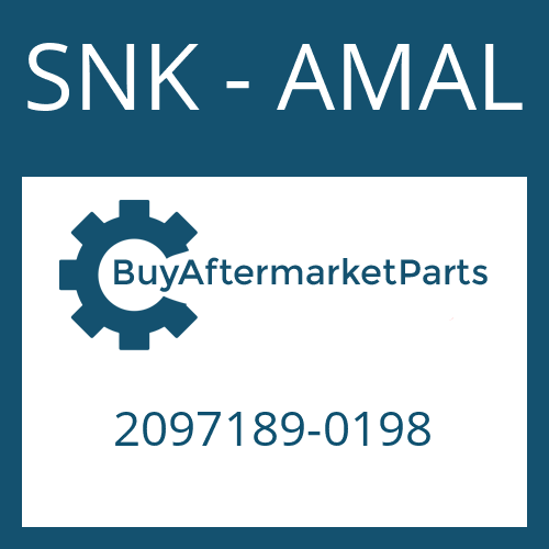 2097189-0198 SNK - AMAL DRIVESHAFT