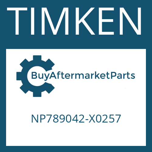 NP789042-X0257 TIMKEN INNER RACE