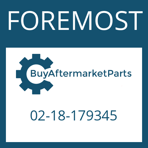 02-18-179345 FOREMOST RING + PINION SET 1390