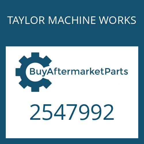 2547992 TAYLOR MACHINE WORKS VALVE ASSY&PLAT