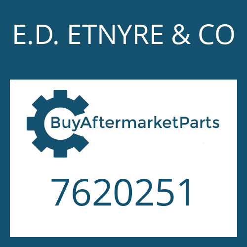 7620251 E.D. ETNYRE & CO 0-RING