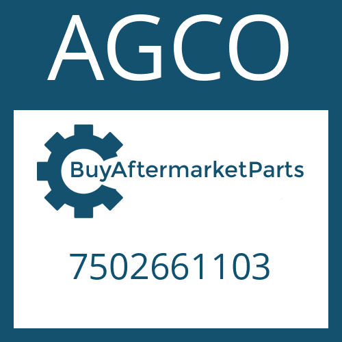 7502661103 AGCO ACCUMULATOR