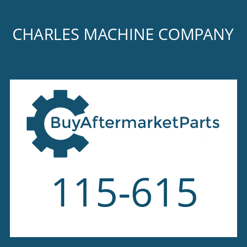 115-615 CHARLES MACHINE COMPANY SPRING, BALL END SEAL