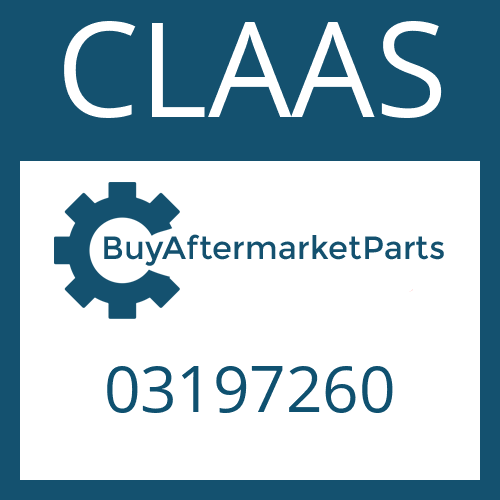 03197260 CLAAS OIL SEAL