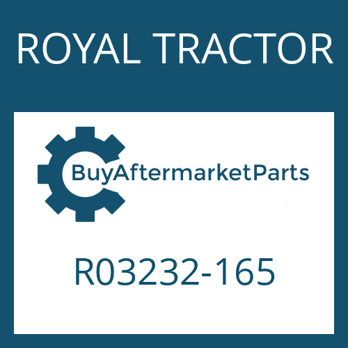 R03232-165 ROYAL TRACTOR SCREW