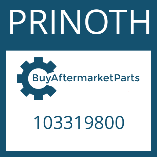 103319800 PRINOTH AXLE SHAFT