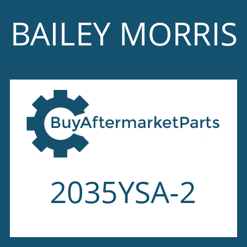 2035YSA-2 BAILEY MORRIS DRIVESHAFT