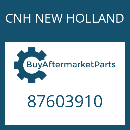 87603910 CNH NEW HOLLAND PLATE KIT