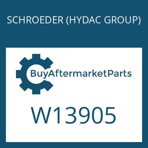 W13905 SCHROEDER (HYDAC GROUP) TIE ROD ASSY 