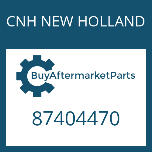 87404470 CNH NEW HOLLAND SEAL