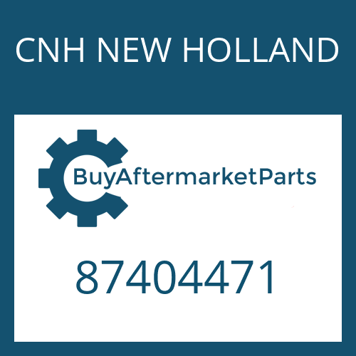 87404471 CNH NEW HOLLAND SEAL