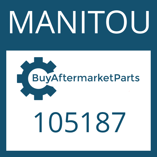 105187 MANITOU COVER