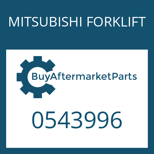 0543996 MITSUBISHI FORKLIFT L WASHER - WHEEL BRG NUT