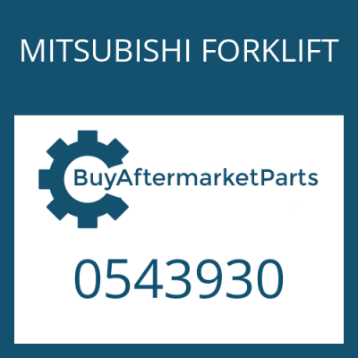 0543930 MITSUBISHI FORKLIFT PLATE - PLANET GEAR MTG FIN