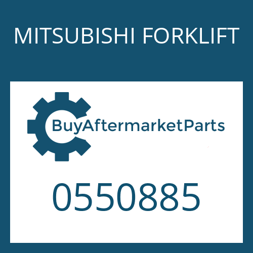 0550885 MITSUBISHI FORKLIFT SEAL - OIL