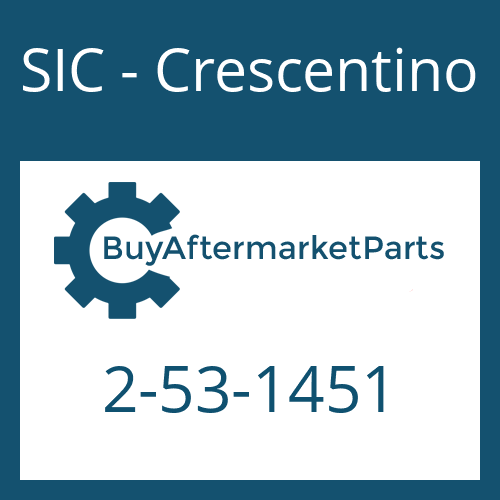 2-53-1451 SIC - Crescentino MIDSHIP STUB SHAFT