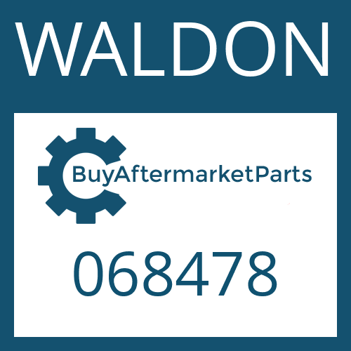 068478 WALDON SHAFT, AXLE FINISHED