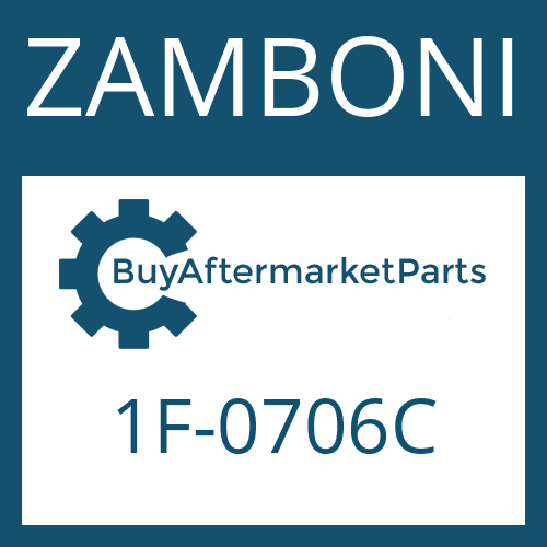 1F-0706C ZAMBONI GEAR - AXLE DRIVE FIN