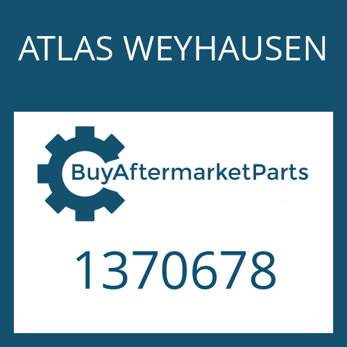 1370678 ATLAS WEYHAUSEN PLUG