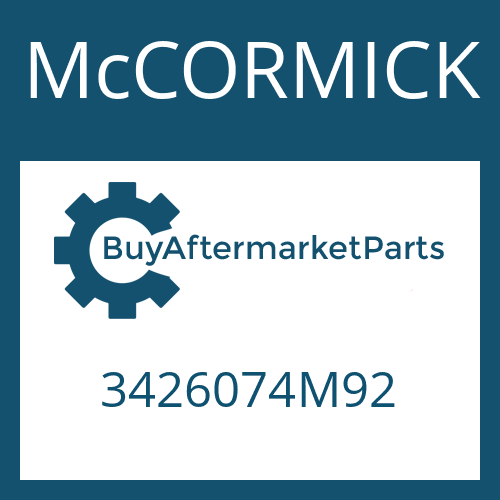 3426074M92 McCORMICK DIFFERENTIAL