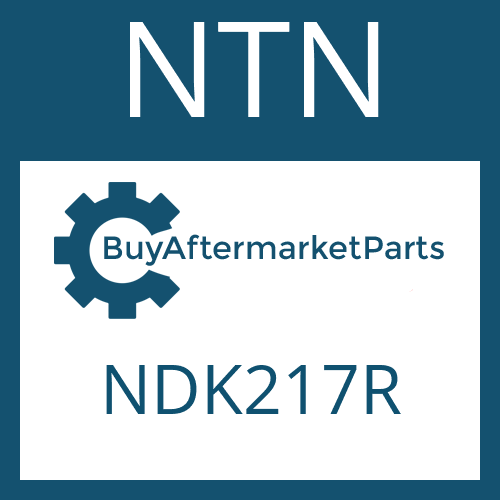 NDK217R NTN BEARING AND SEAL KIT