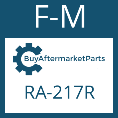 RA-217R F-M BEARING AND SEAL KIT