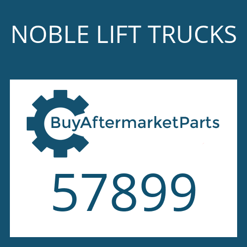 57899 NOBLE LIFT TRUCKS BRAKE DRUM