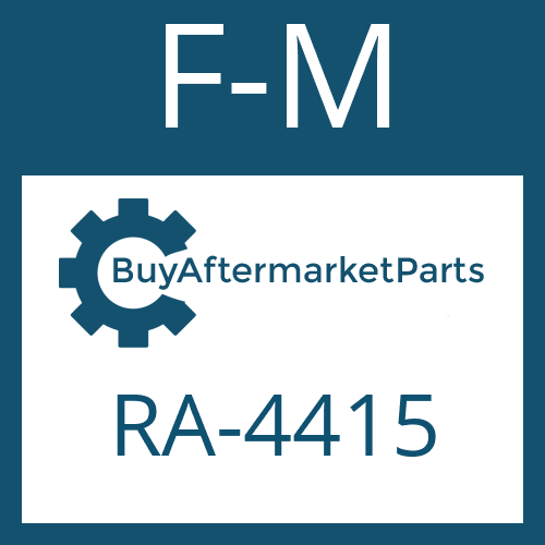 RA-4415 F-M BEARING AND SEAL KIT