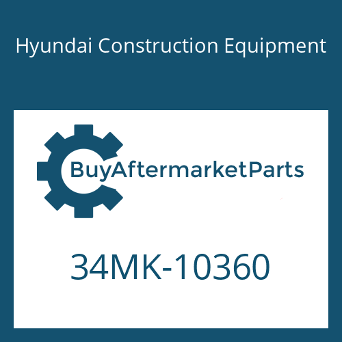 34MK-10360 Hyundai Construction Equipment HOSE-RUBBER