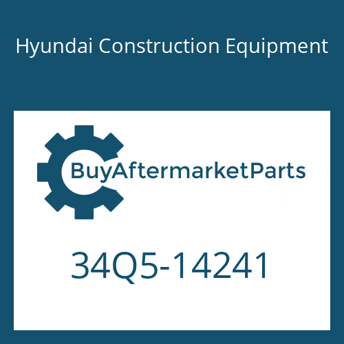 34Q5-14241 Hyundai Construction Equipment PIPE ASSY-RETURN