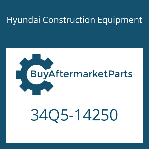 34Q5-14250 Hyundai Construction Equipment PIPE ASSY-RETURN